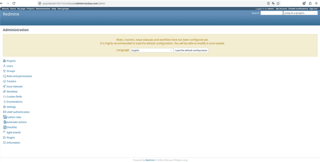 Скриншот Redmine Cloud