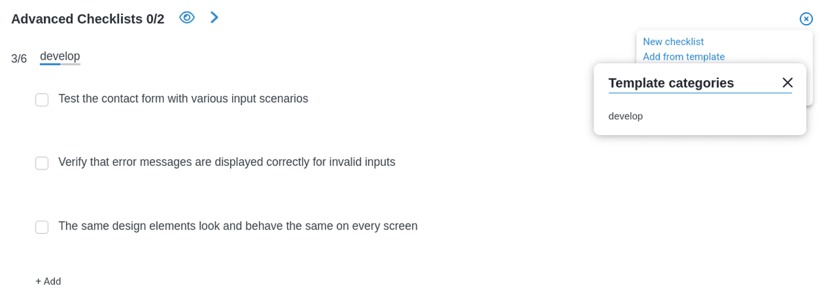 Modelli di checklist