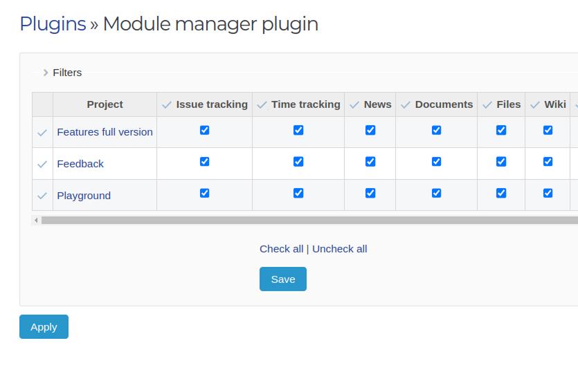 Module manager