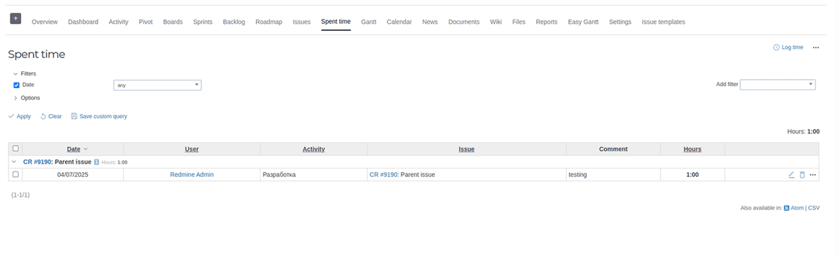 Grouping of labor costs