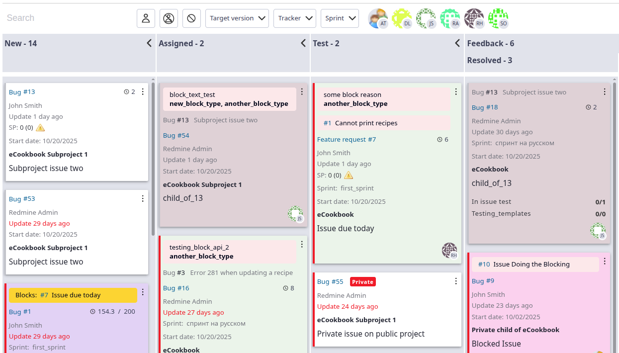 =1137x648 Color based on assignee on board