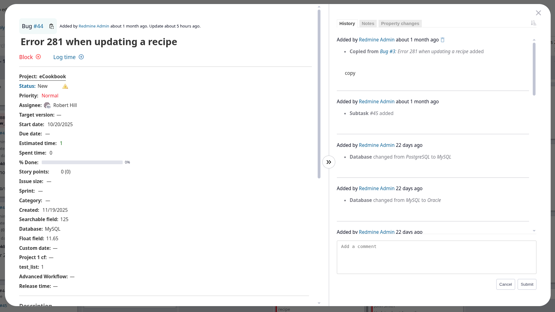 =953x535 Modal window of the issue card
